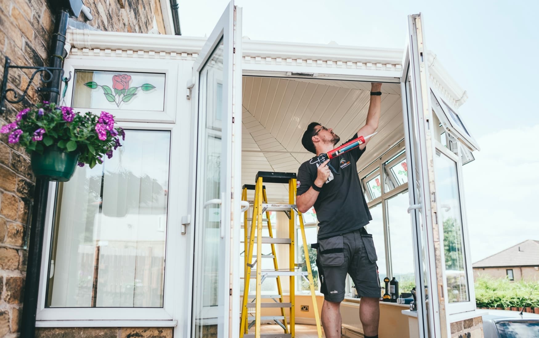 Sagars 365 conservatory roof insulation installation example 11