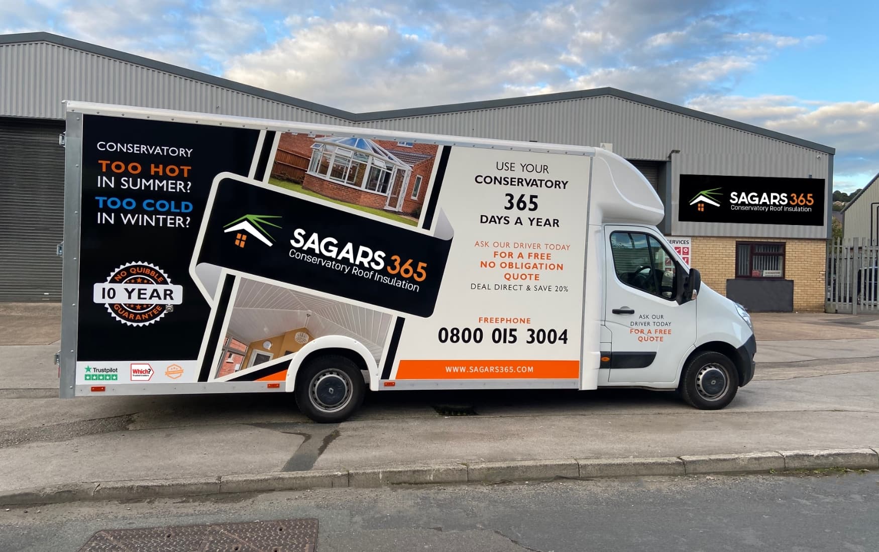 Sagars 365 conservatory roof insulation installation example 39