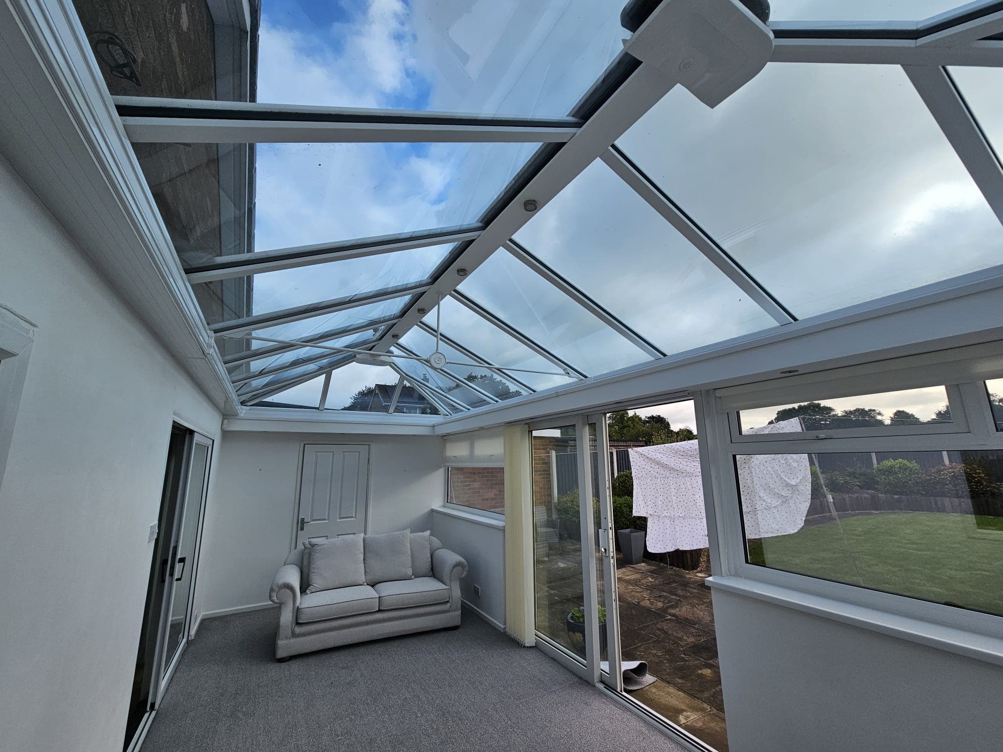 Conservatory before insulation